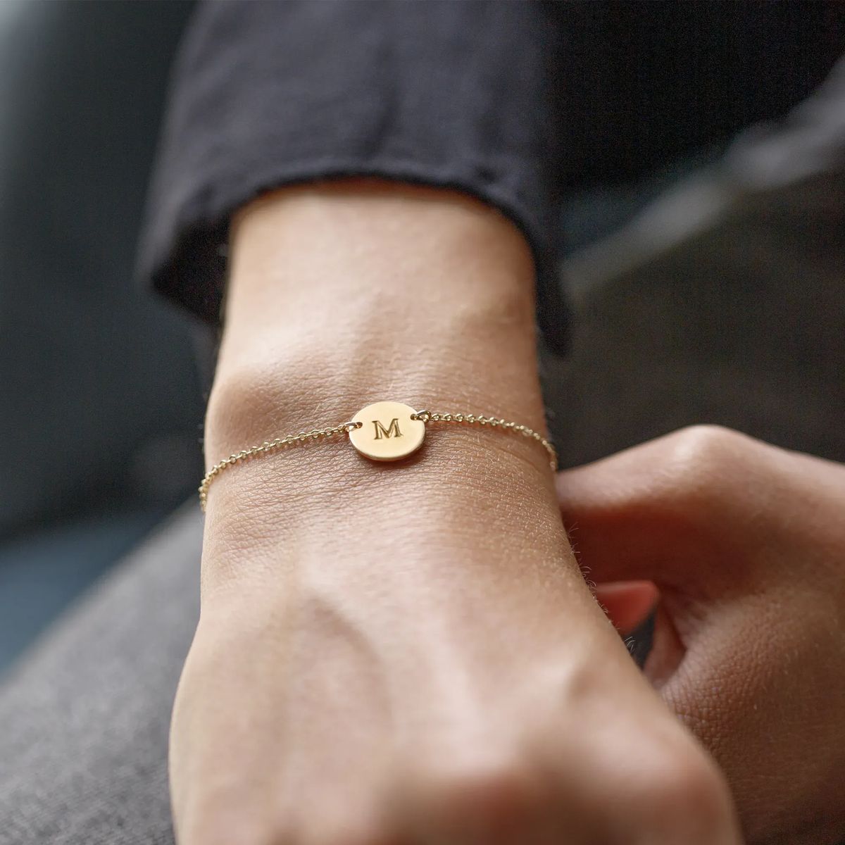 SIMONE ❀ | Pulsera Grabadas a mano