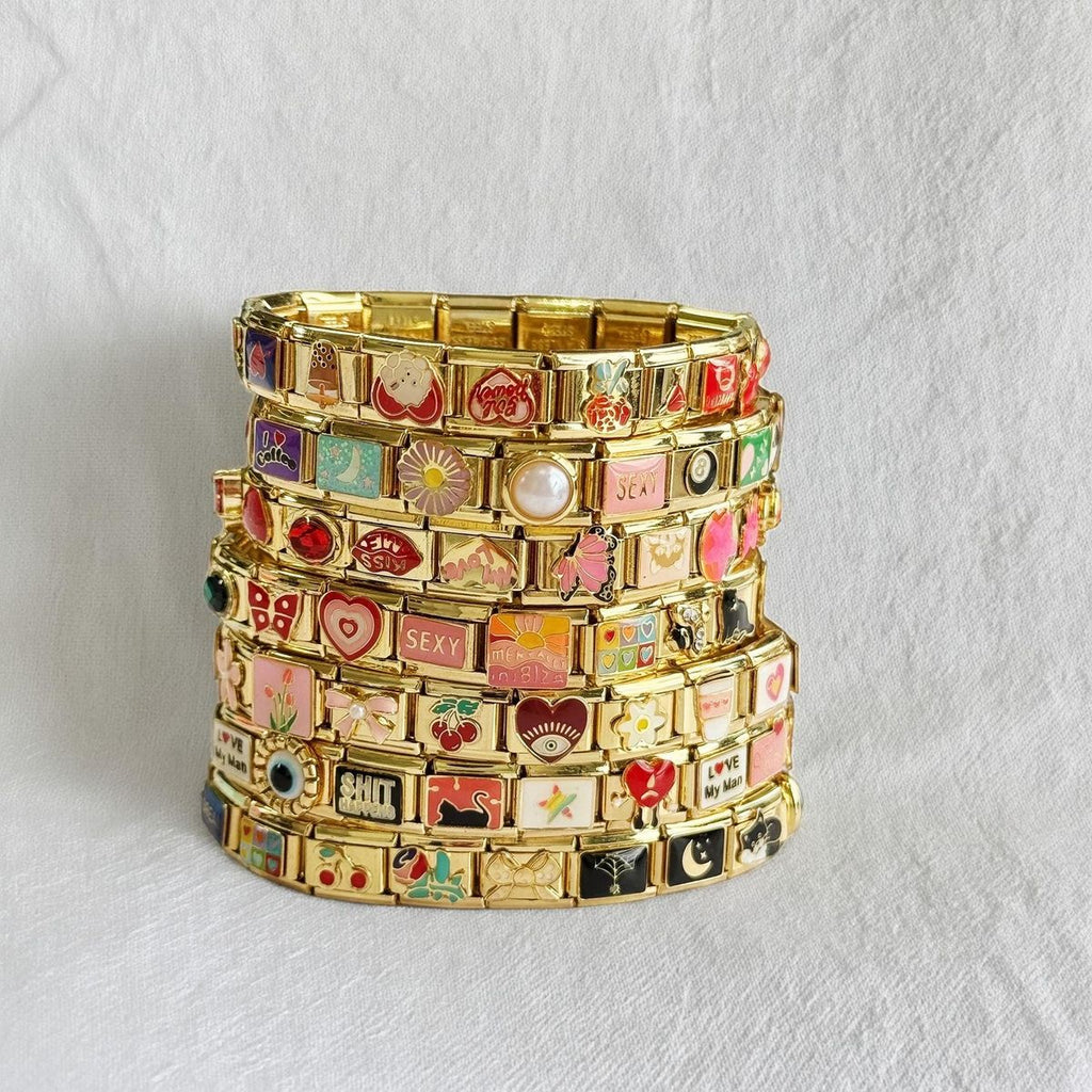 CHARMS CARRI ❀ | Charms Brazalete Italiano