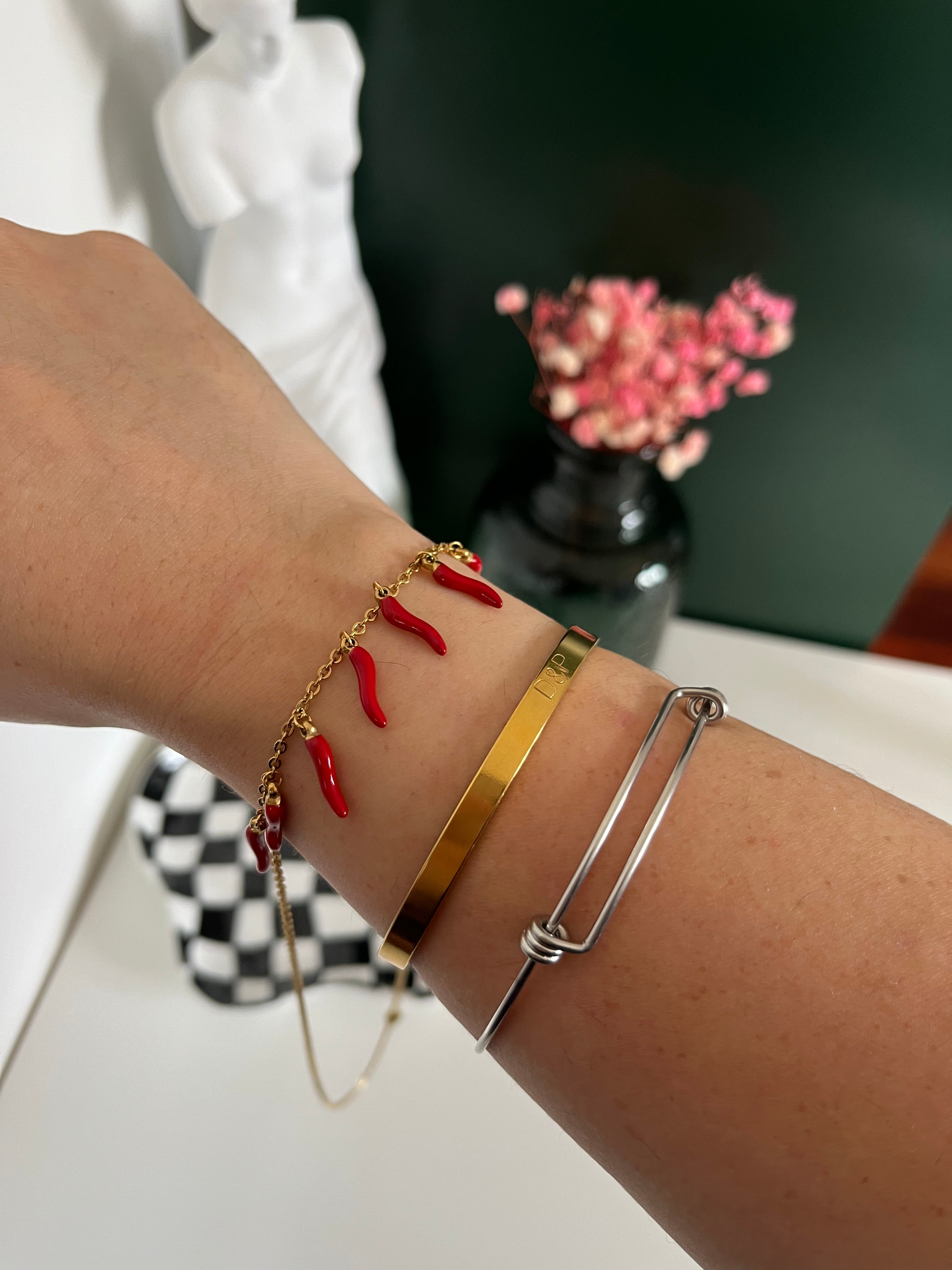 Pulsera Chili 🌶️  | Acero Inoxidable