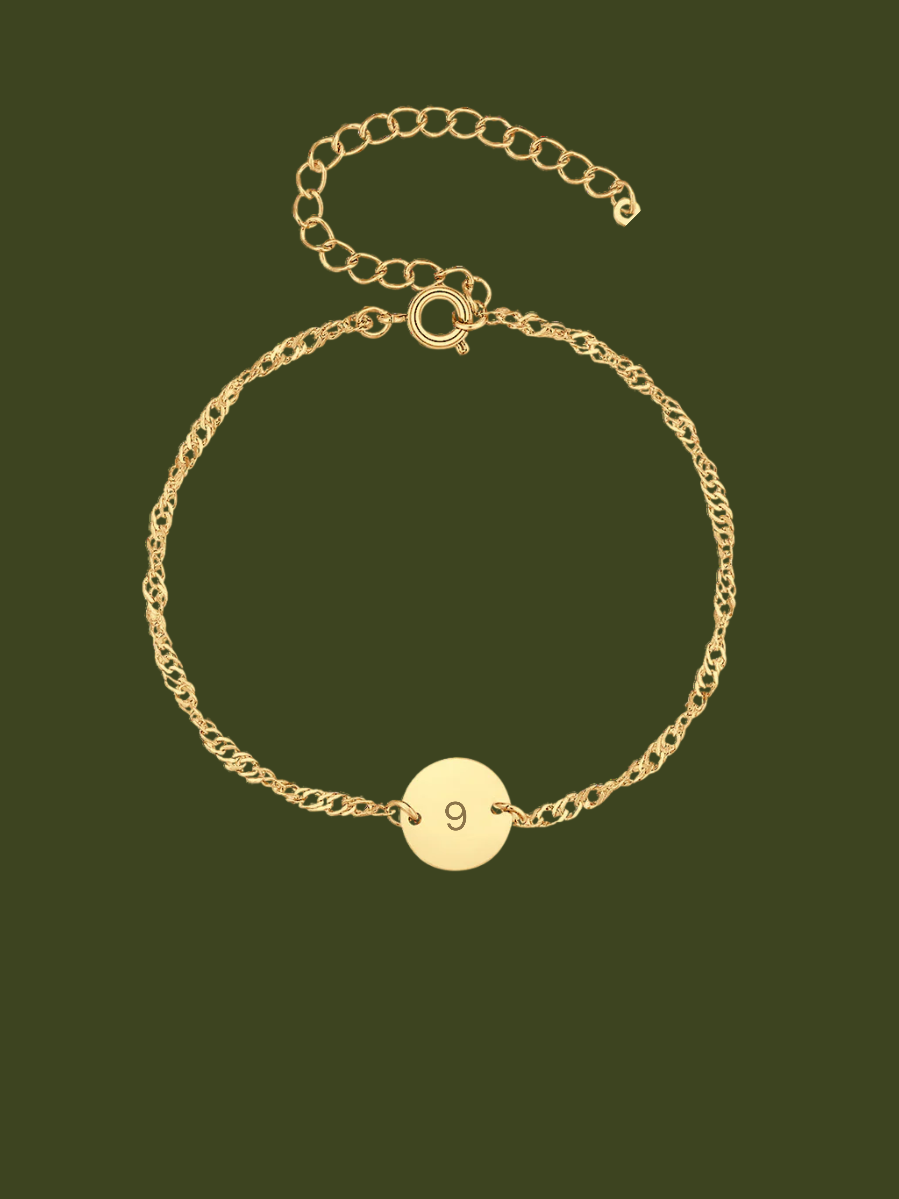 SIMONE ❀ | Pulsera Grabadas a mano