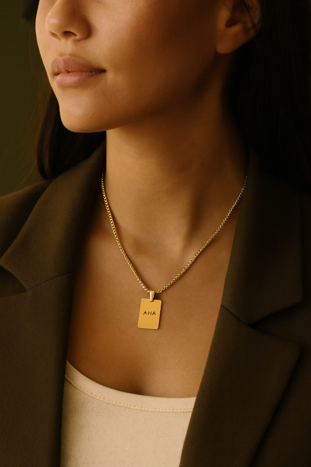 BAKER ❀ | Collar Grabado a mano