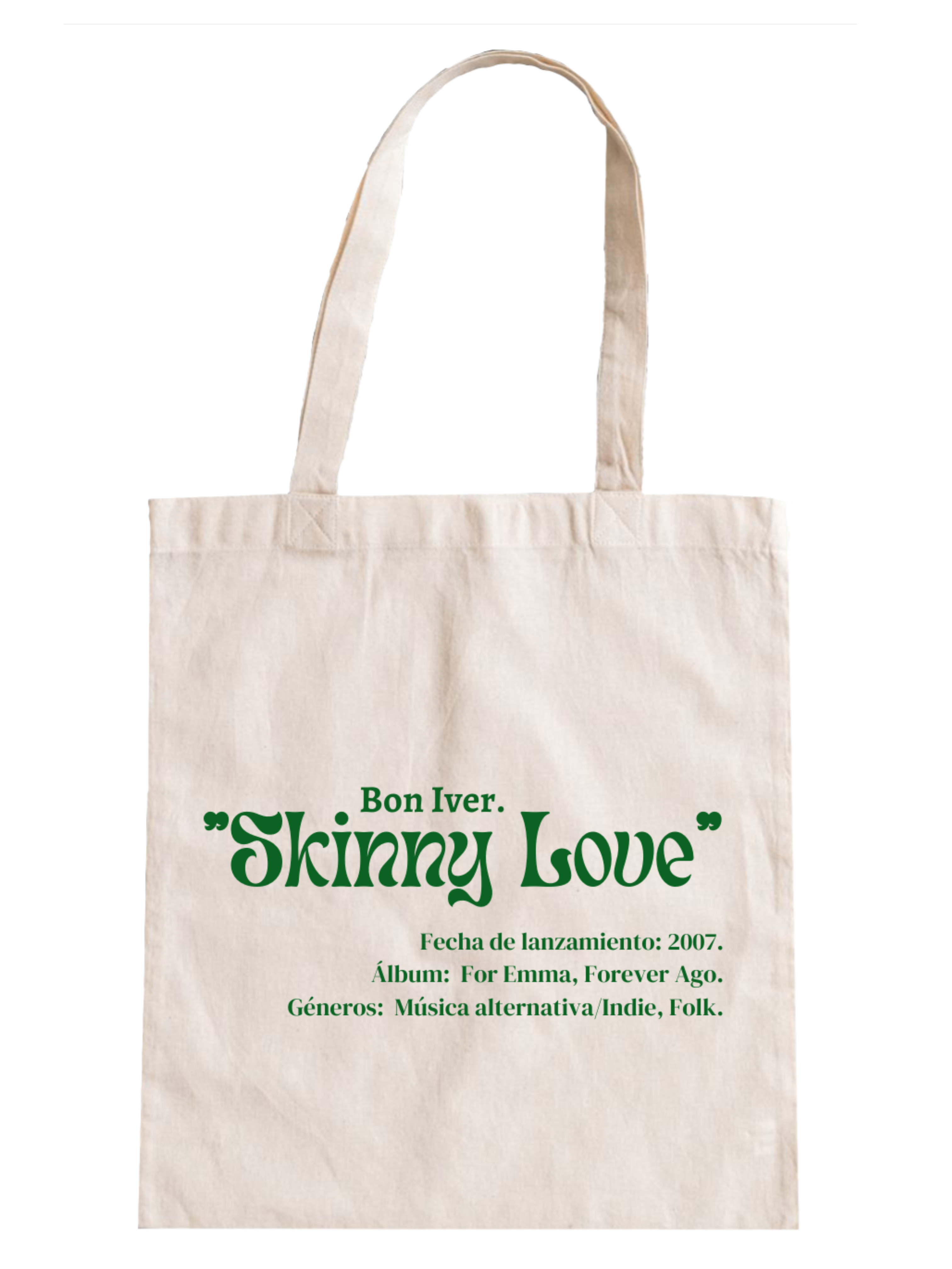TEMPO | Tote Bag Canción Personalizable