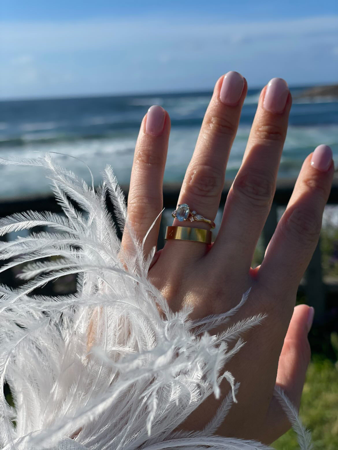 ALMA | Iniciais do anel gravadas a man