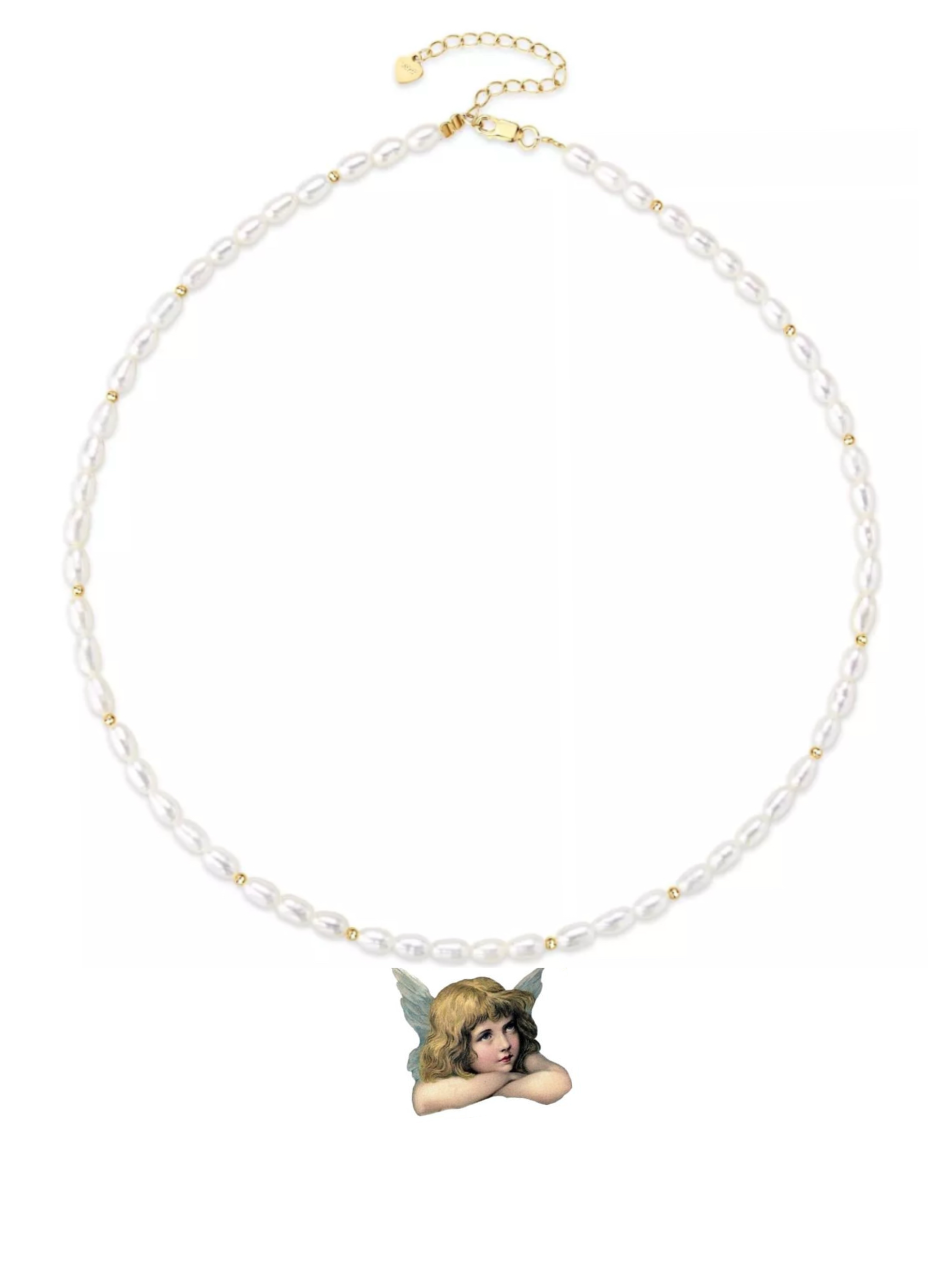 ARLIVI's | Collar Perlas Naturales Angel