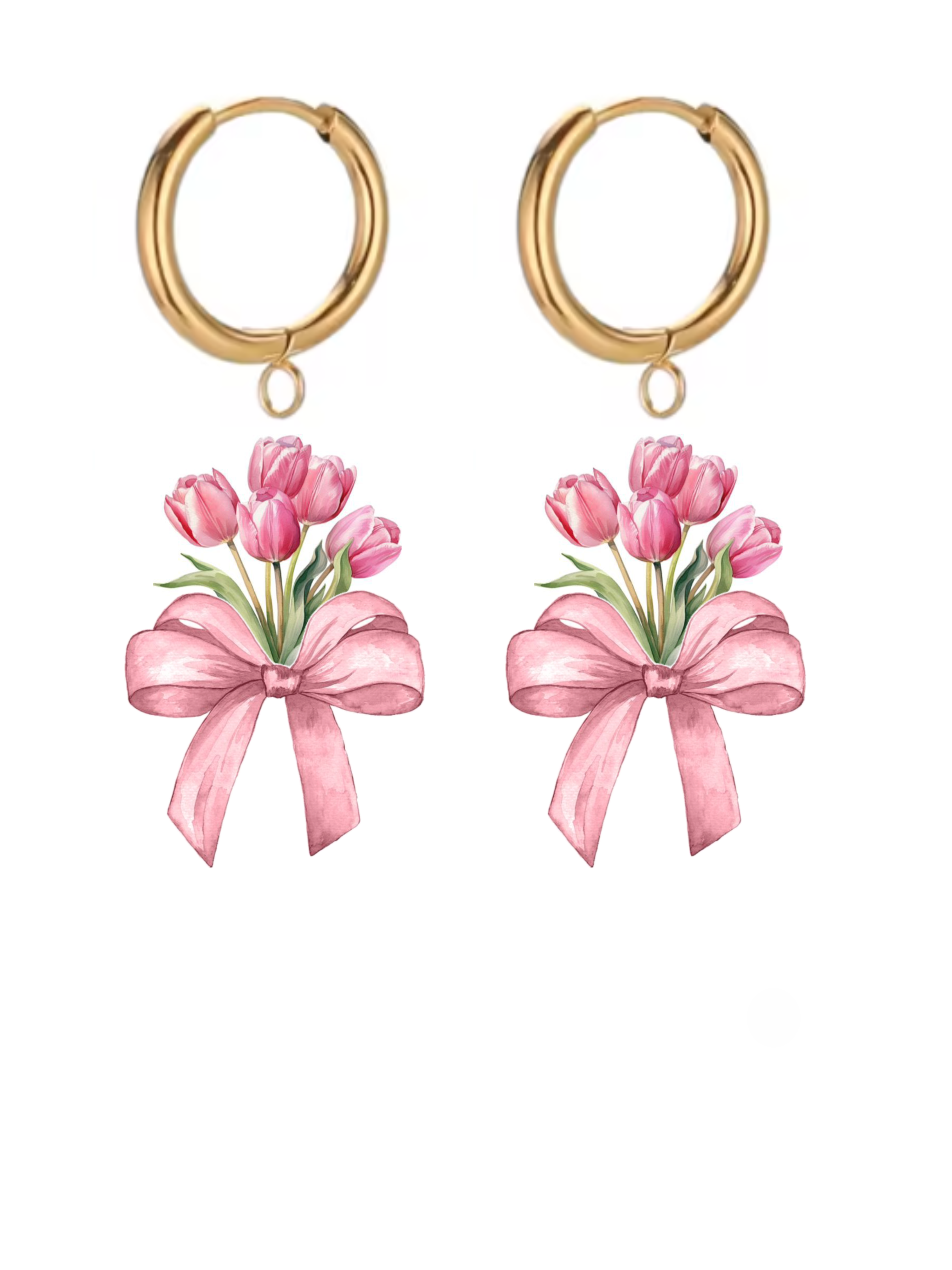 ARLIVI's | Pendientes Lazo de Tulipanes
