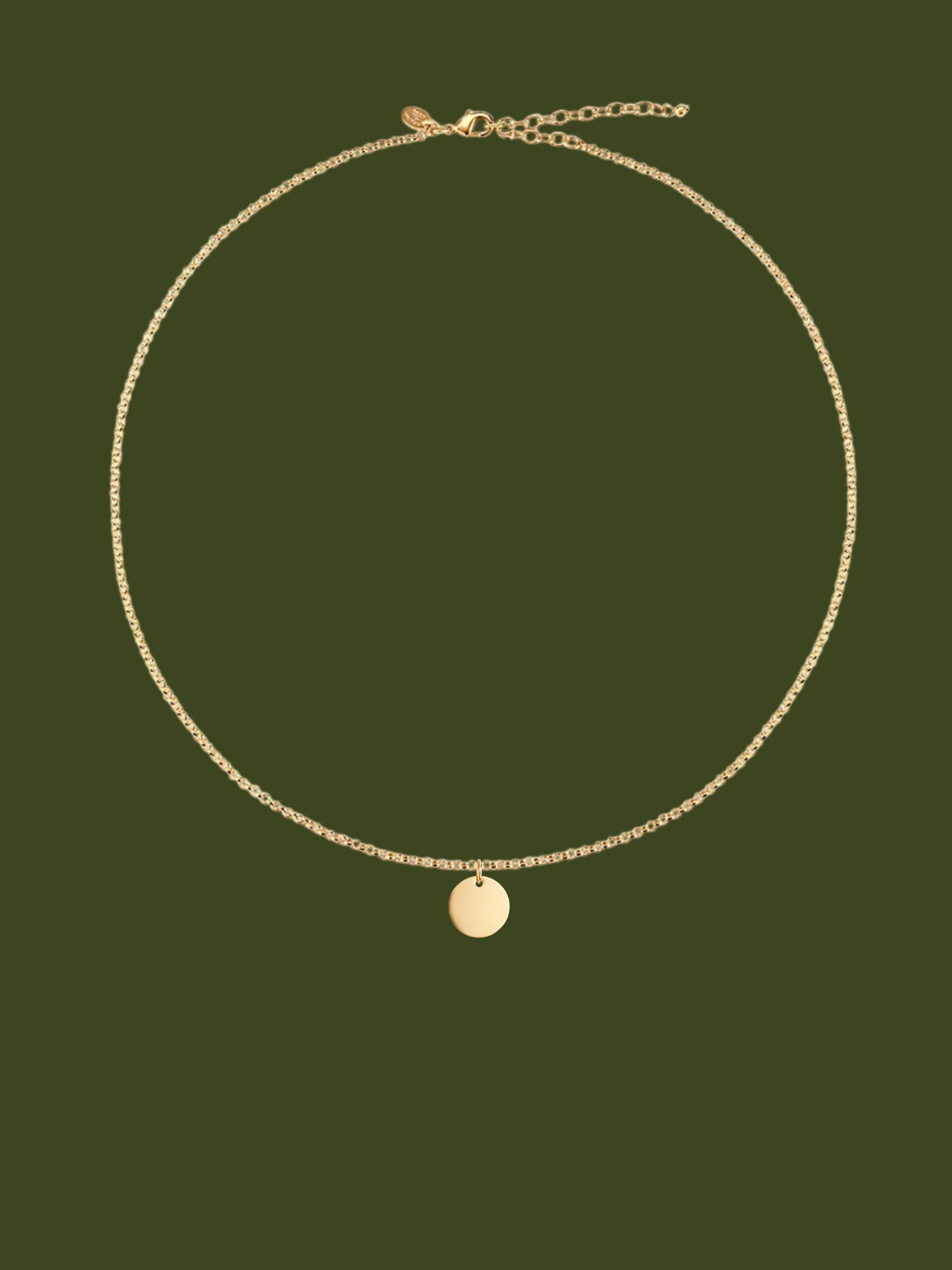 MARIE ❀ | Gargantilla Grabada a Mano