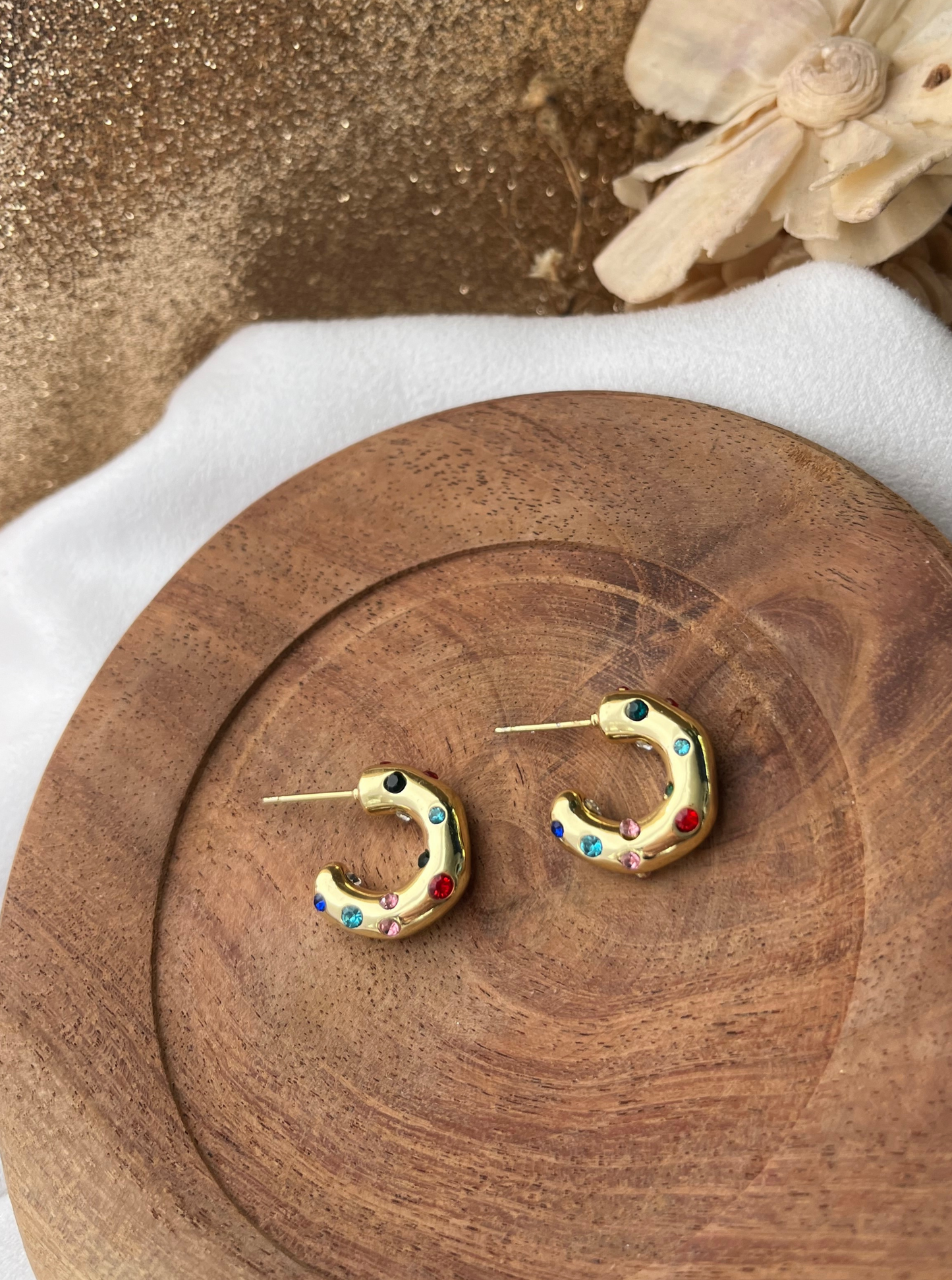 MALLO | Pendientes diamantitos de colores
