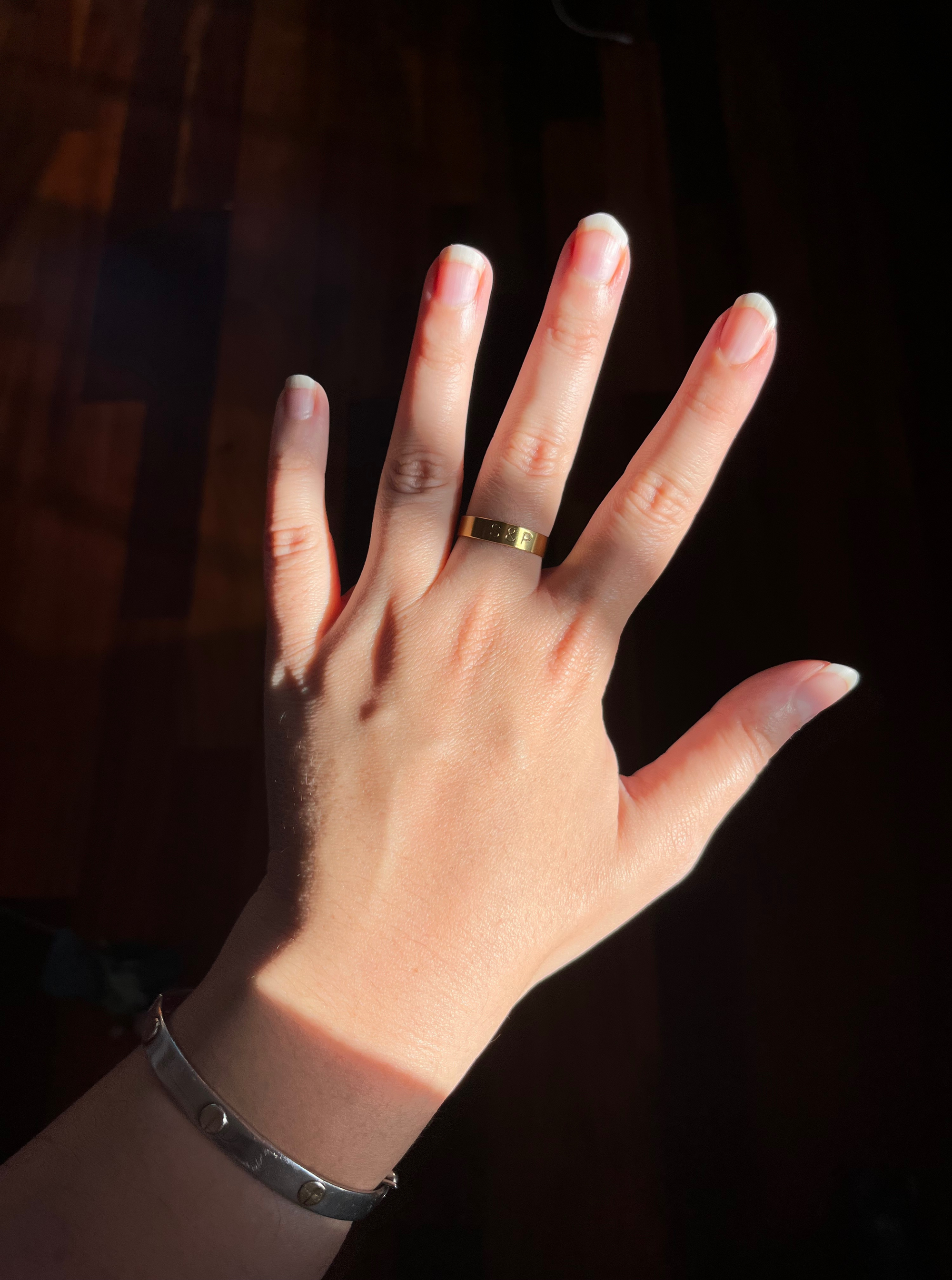 SOUL | Anillo Acero Inoxidable Grabado a Mano