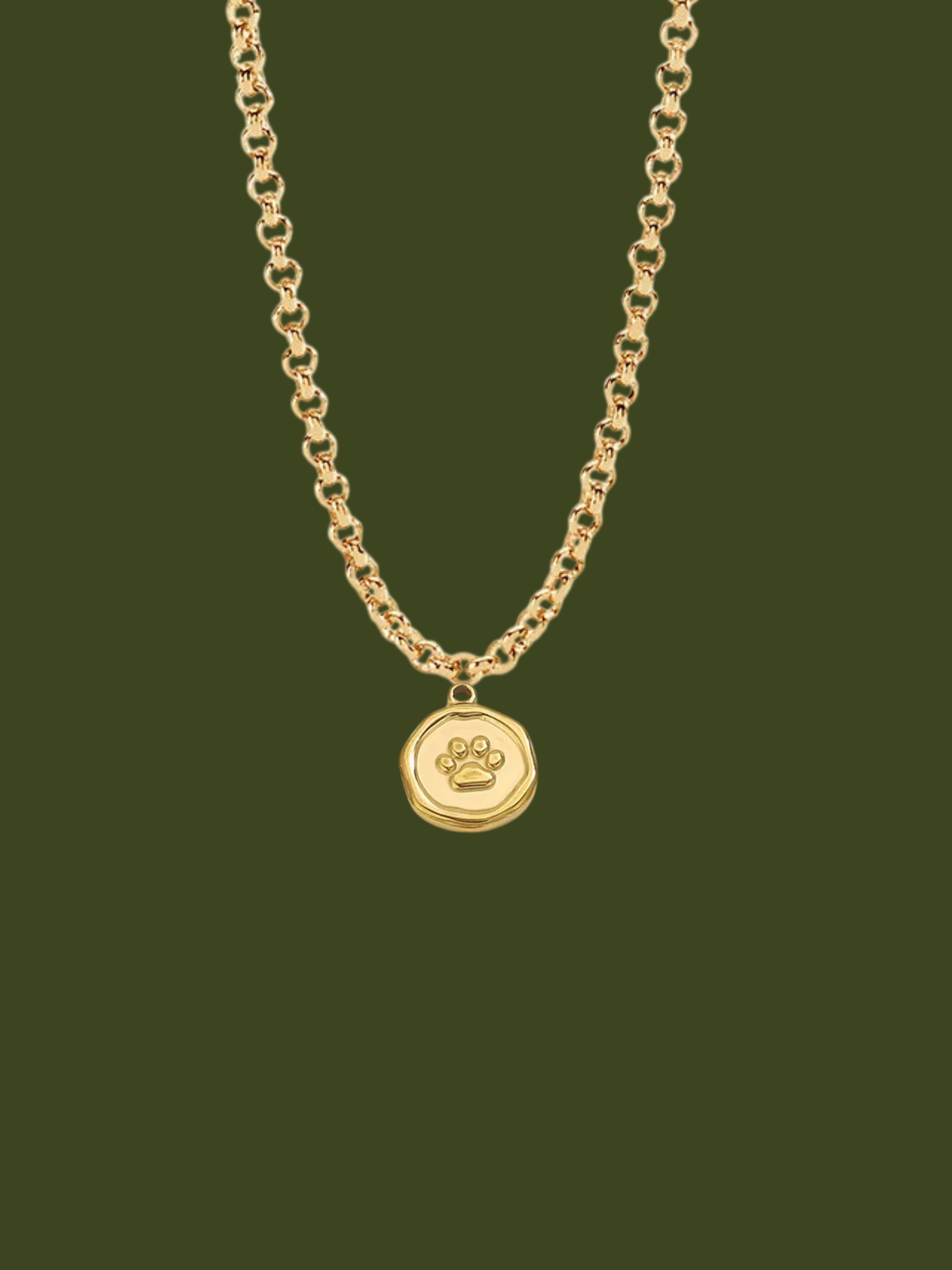 HUELLITA ❀ | Collar Grabado a Mano por Detrás