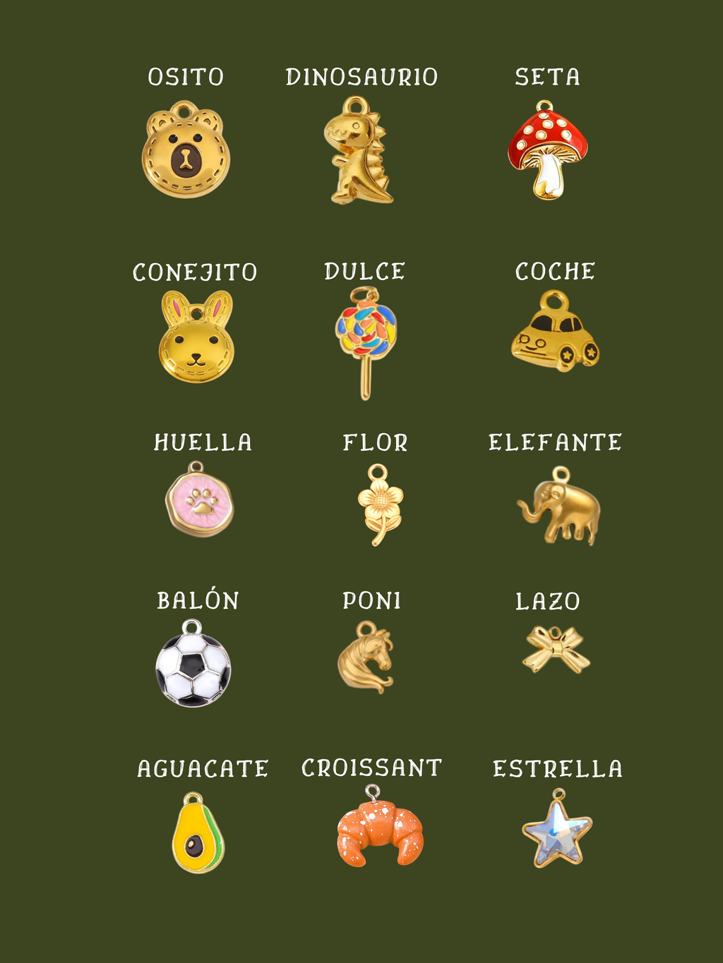 COLLAR INFANTIL | Grabado a mano