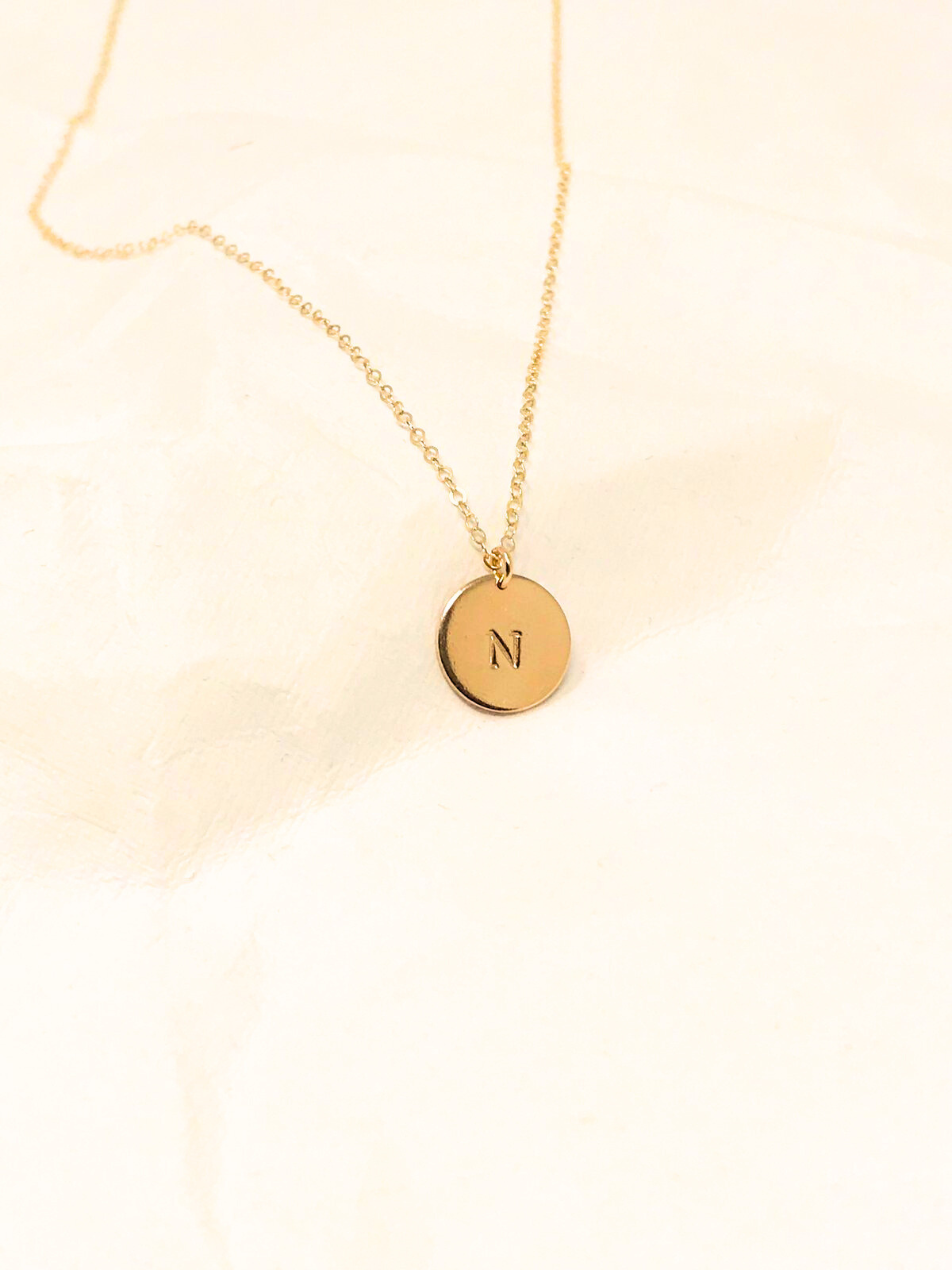 MARIE ❀ | Gargantilla Grabada a Mano