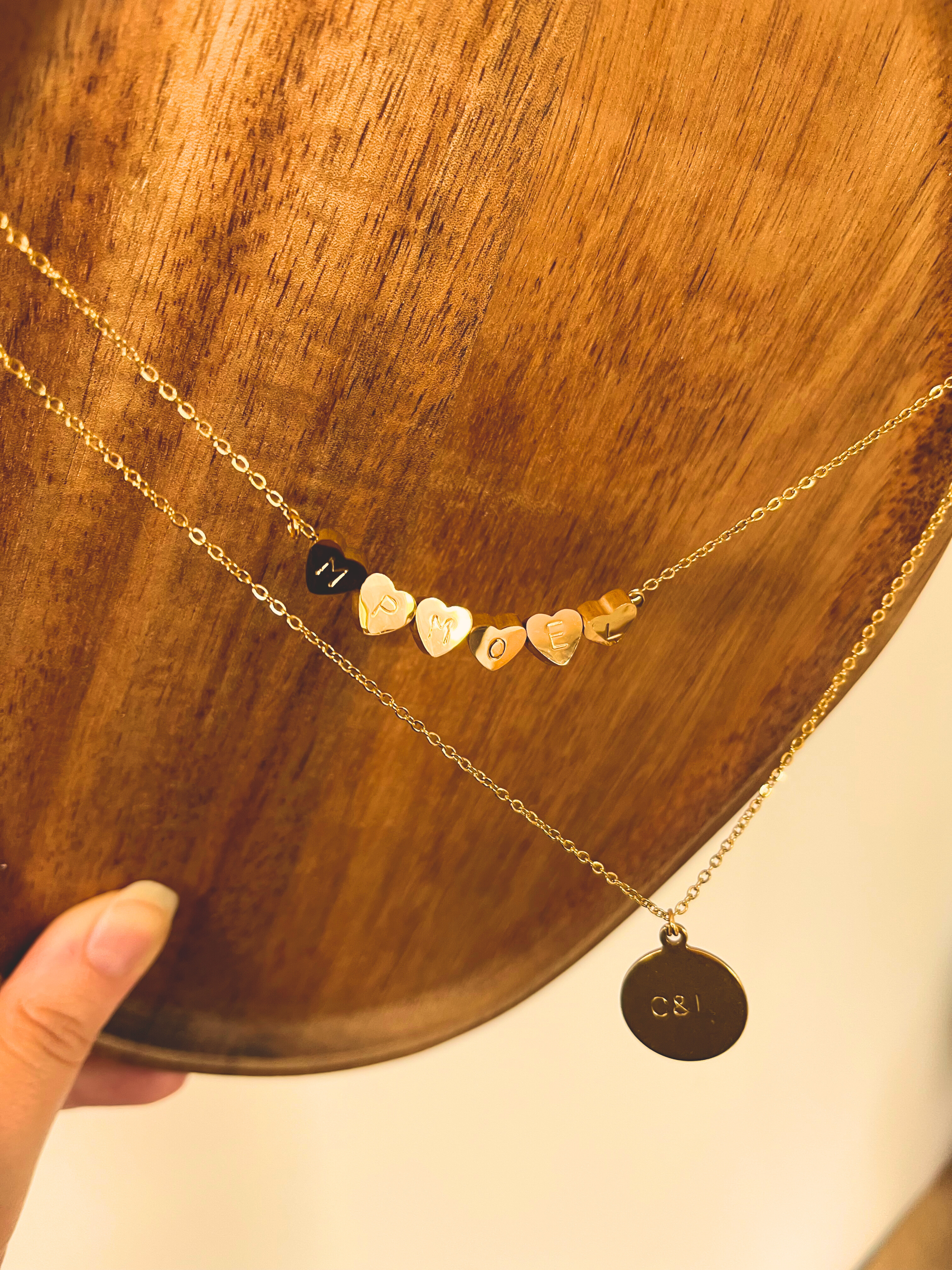 LELA | Collar Doble en Acero Inoxidable