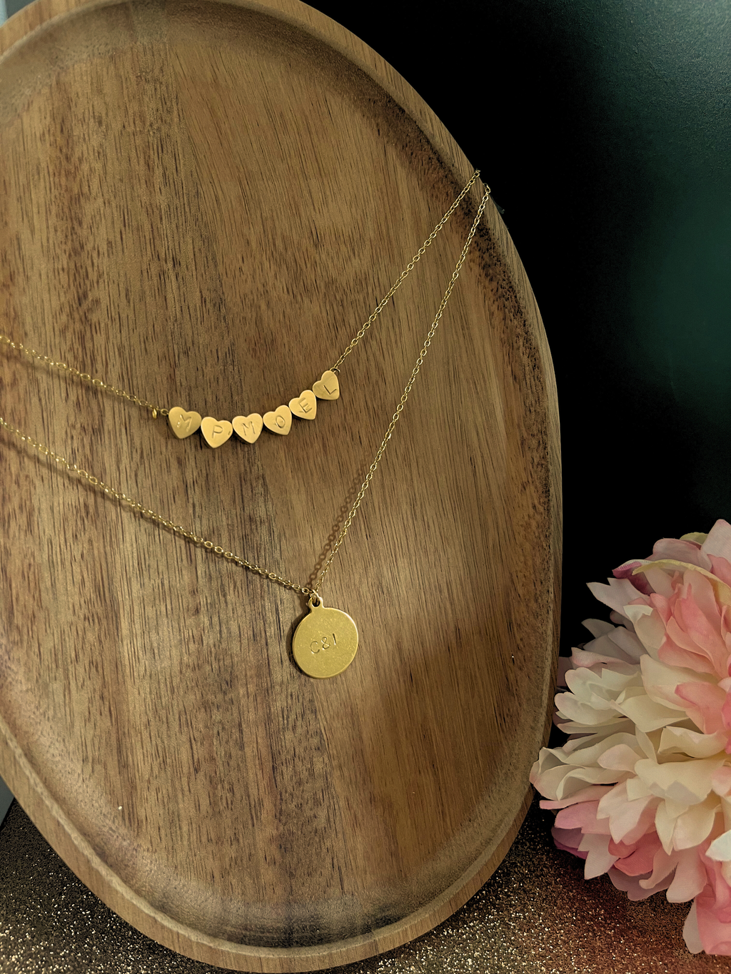 LELA | Collar Doble en Acero Inoxidable