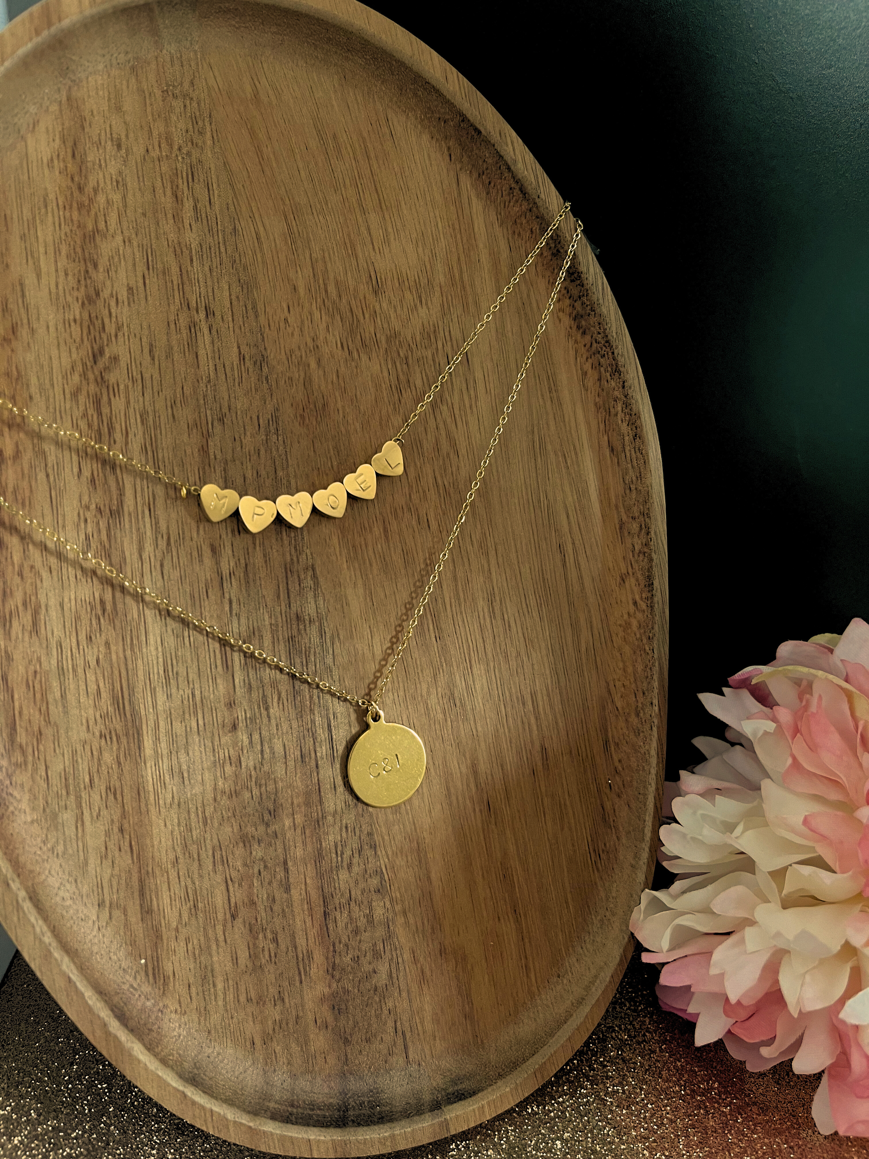 LELA | Collar Doble en Acero Inoxidable