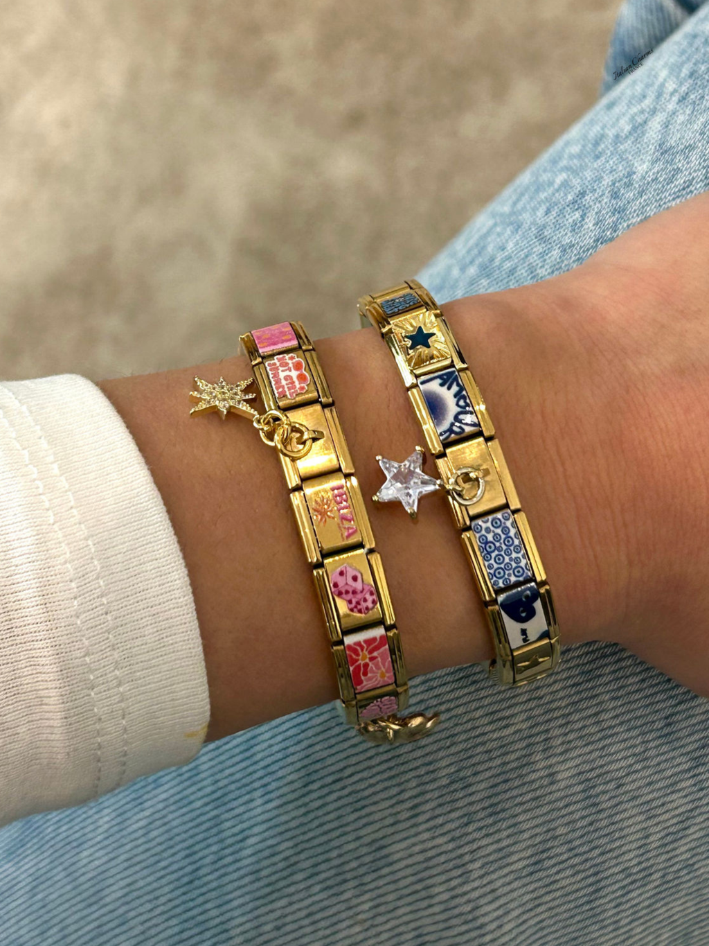 CHARMS CARRI ❀ | Charms Brazalete Italiano